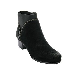 Ross Hommerson Black Bess Boot Suede & Leather Women’s Size 7 NEW